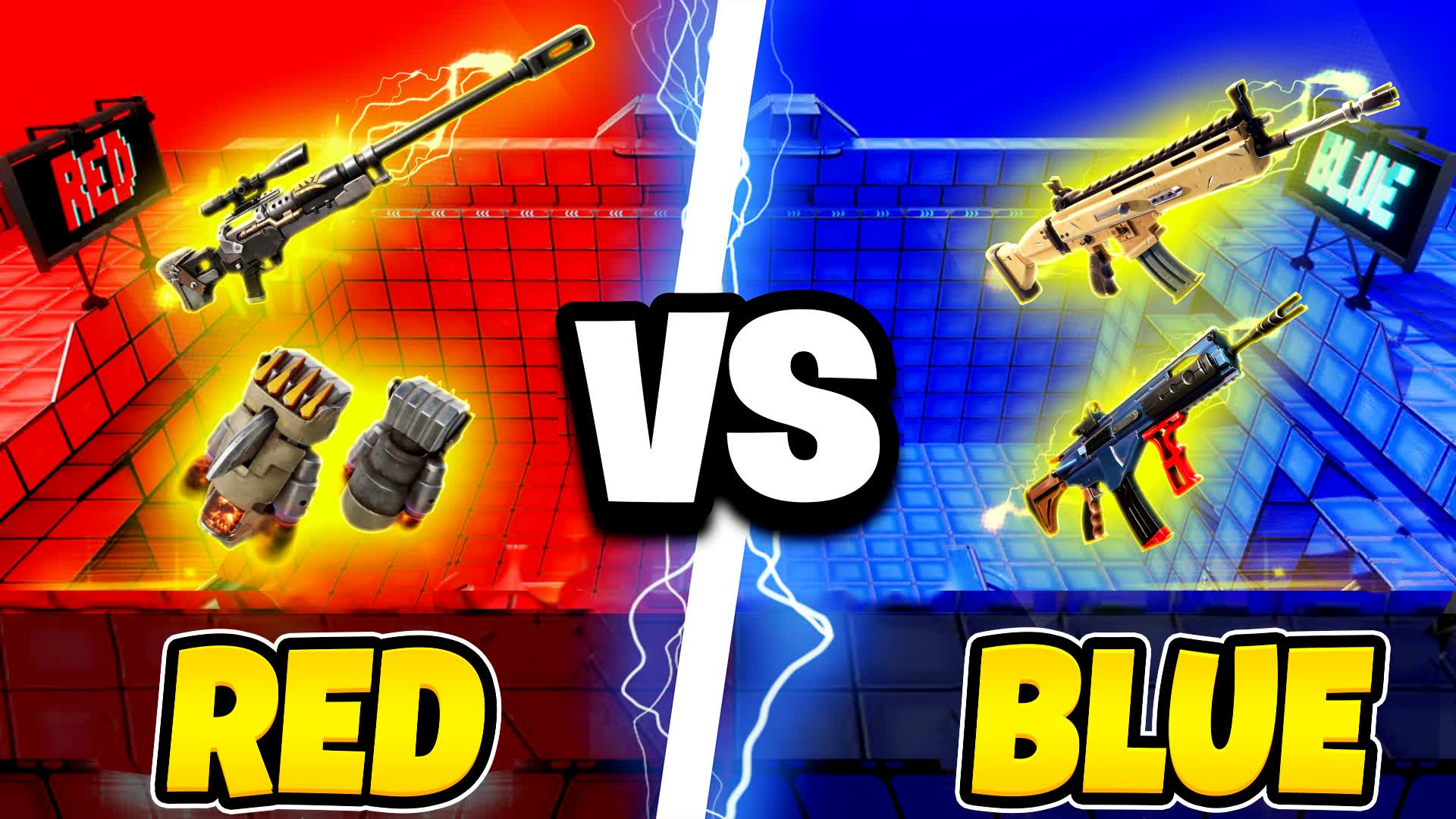 Double Damage RED VS BLUE 🔴🔵 5195-6022-5035 by torro - Fortnite ...