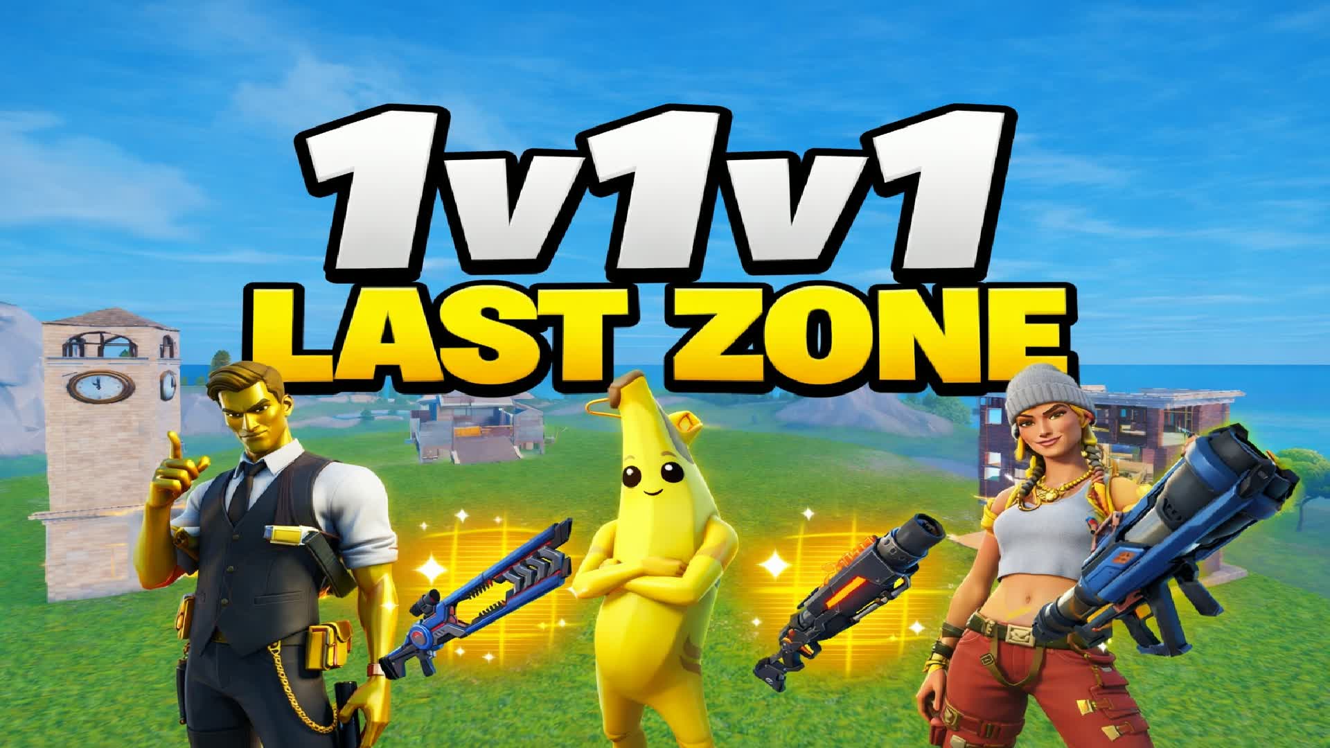 1v1v1 ラストゾーンのFFA⭐