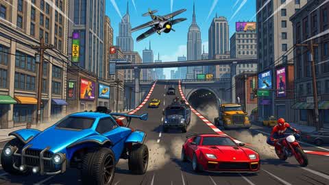DRINVIG SUPER CARS - MEGA RAMP