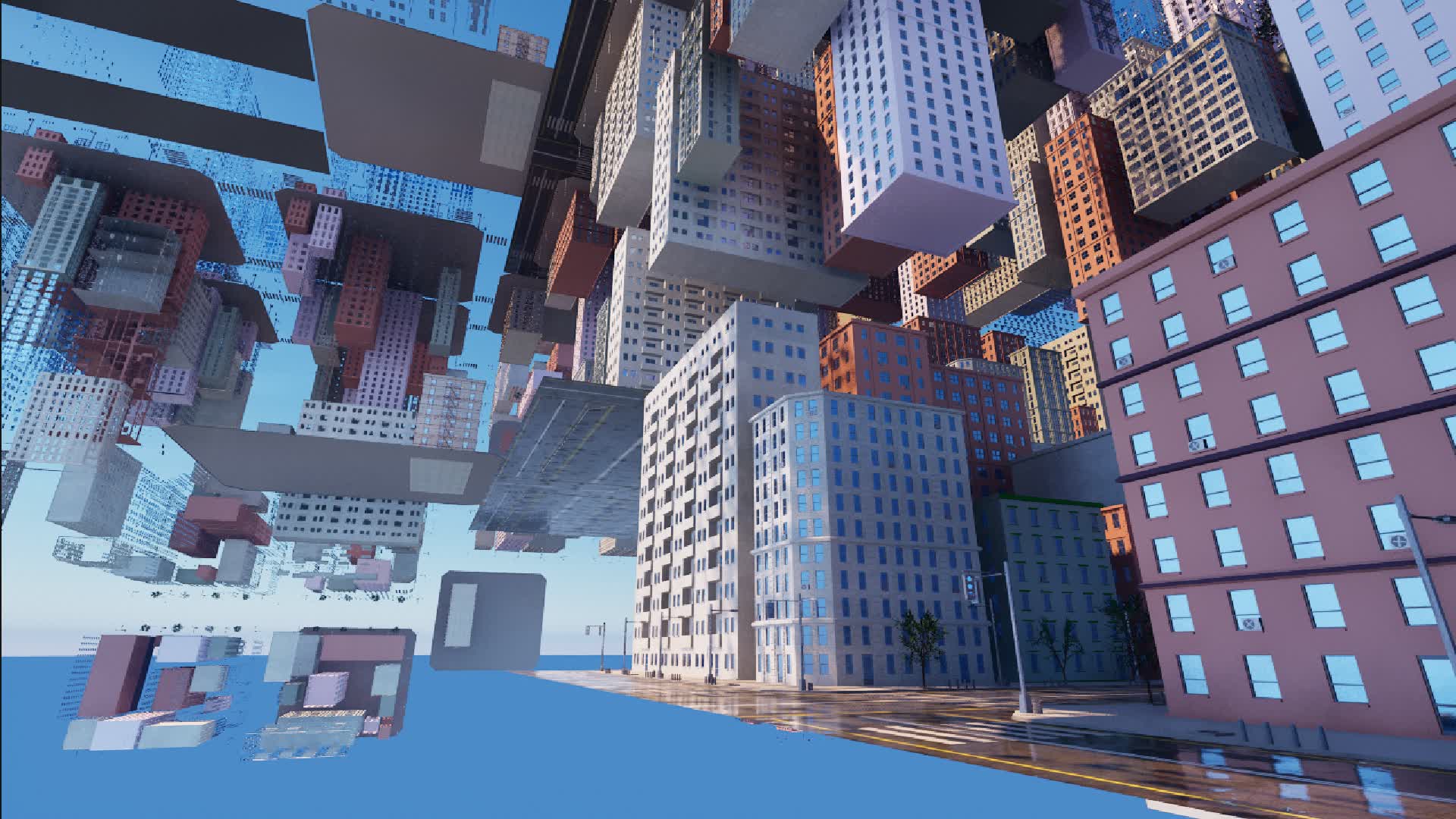 🏙️ Glitch City: Presents in the Sky