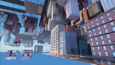 🏙️ Glitch City: Presents in the Sky