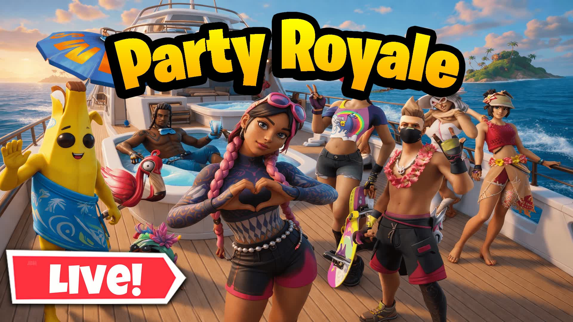 トロピカルなパーティーロイヤル