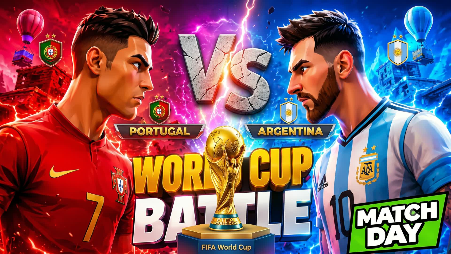 RED VS BLUE🔴🔵RONALDO VS MESSI FOOTBALL
