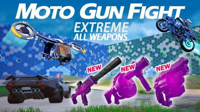 Moto Gun Fight Extreme : All Weapons