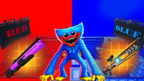 FUN POPPY RED VS BLUE🔴🔵