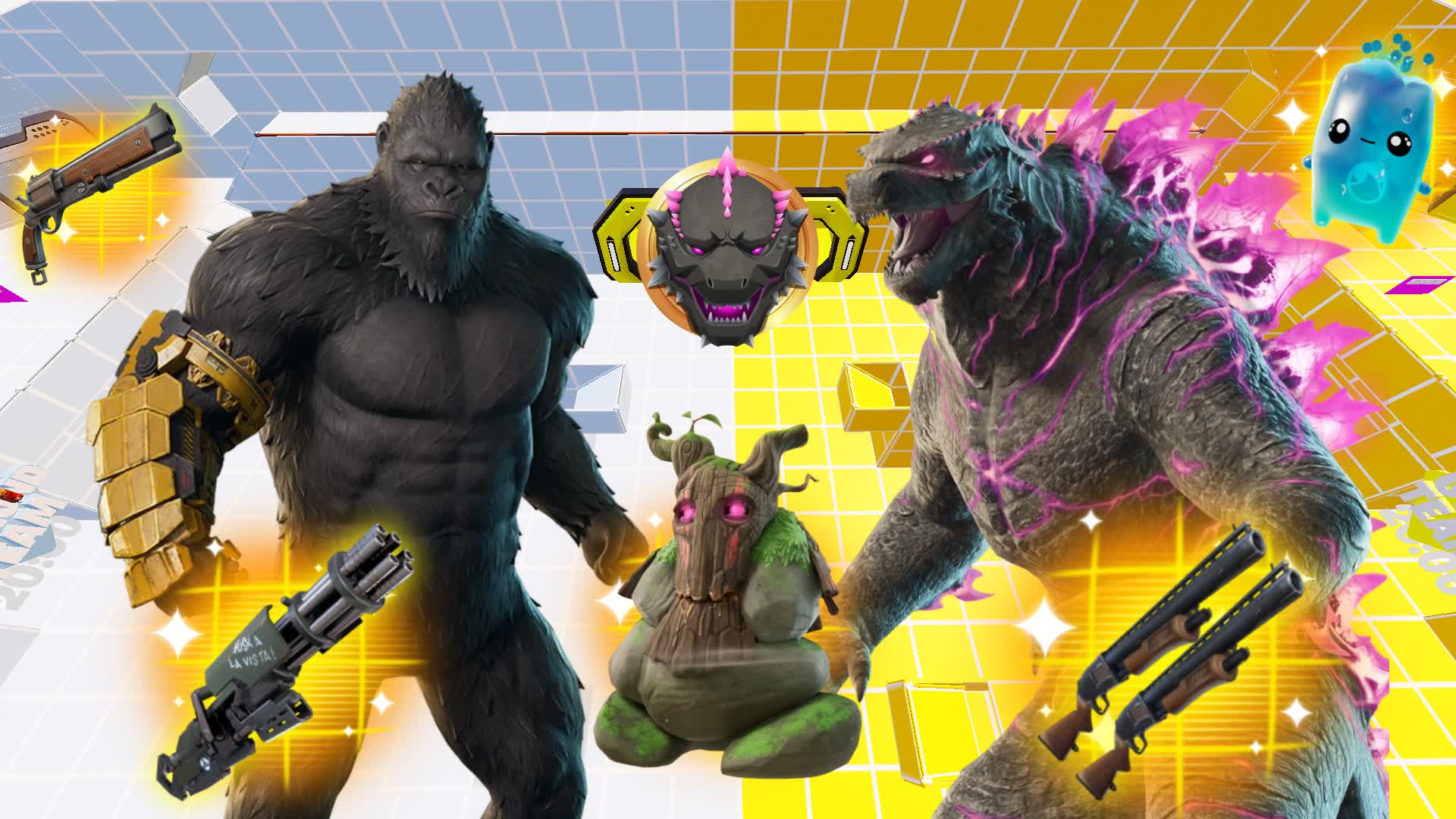 GODZILLA VS KONG🏆 DIAMOND VS GOLD 💎🏆