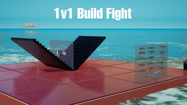 1v1 Build Fight عاركني بالبناء