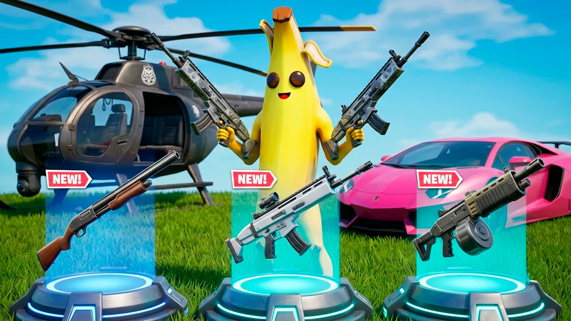 1v1v1 Build Fights With All Weapons