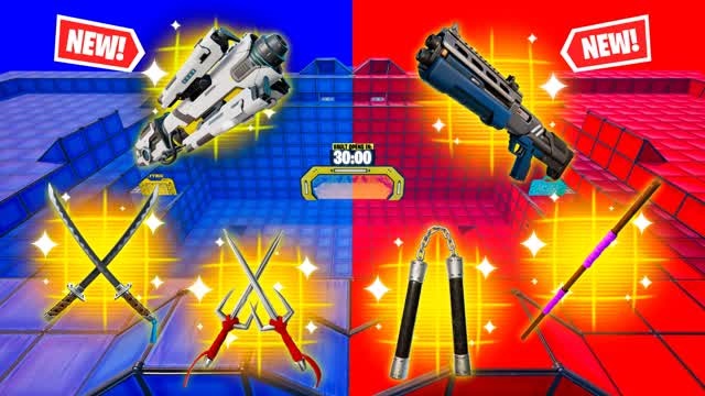 TMNT RED VS BLUE NEW WEAPONS🔴🔵