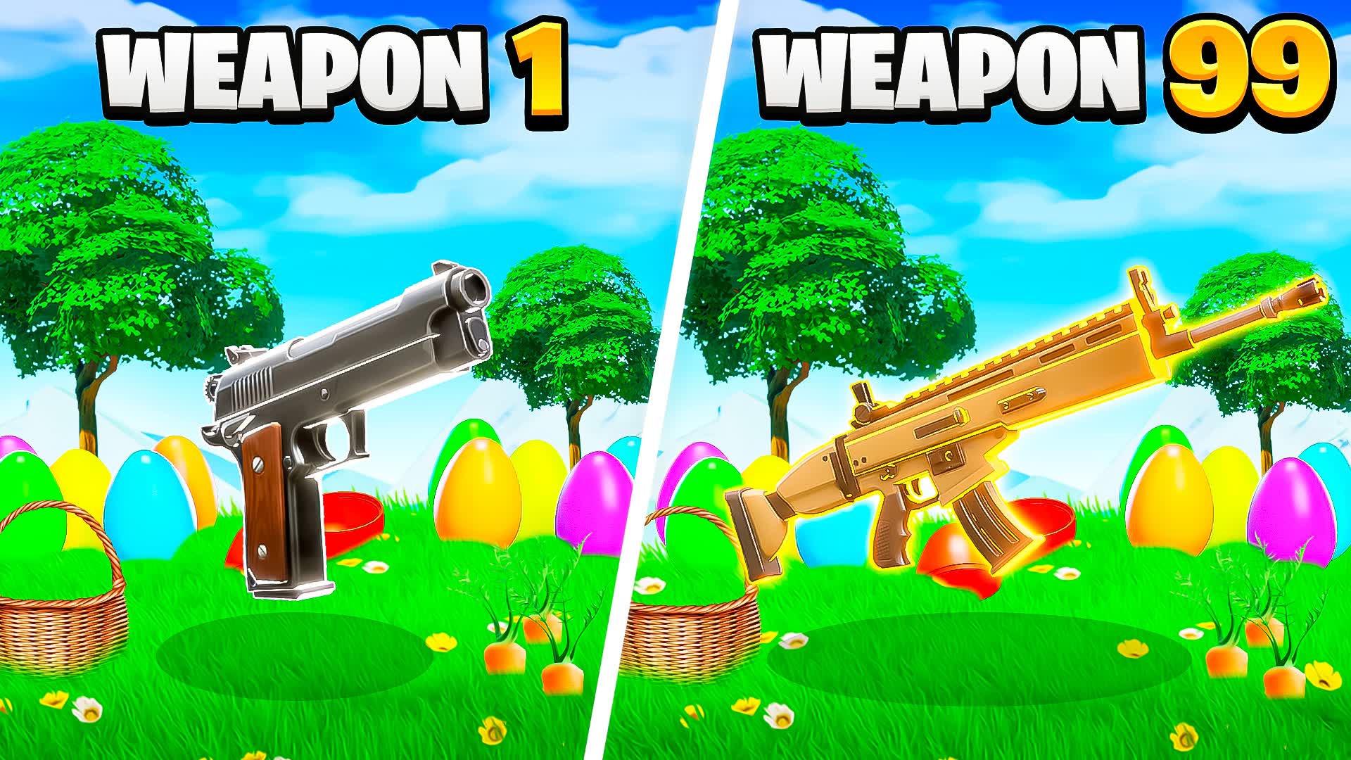 SCARY EASTER INFINITE RANDOM GUN GAME 🐰