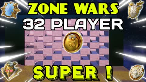 32 PLAYER ZONE WARS | SUPER !