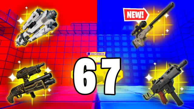 🔴 67 RED VS BLUE [RANKED + POWERS] 🔵