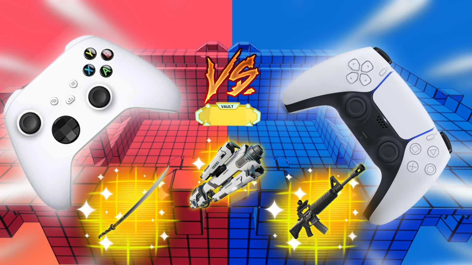 INSANE CONSOLE BATTLE RED VS BLUE 🔵🔴