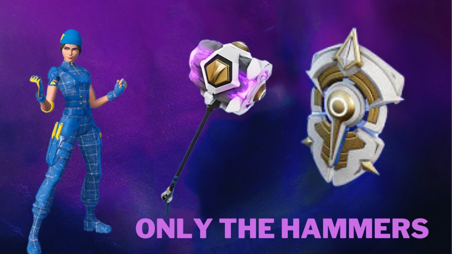 FIGHT ONLY WITH HAMMERS 150054577042 by PurpleElix Fortnite.GG