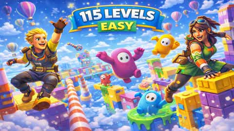 115 levels easy deathrun fall guys