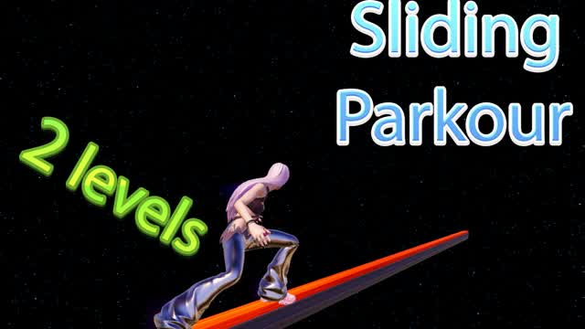 Sliding Parkour 🟢 2 levels of glide 🟢