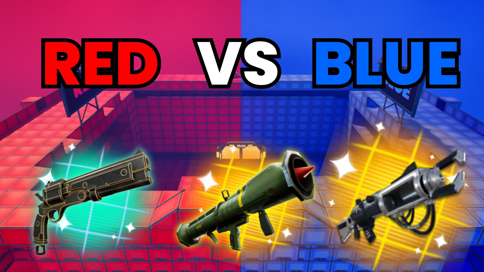 MEGA RED VS BLUE 🔴🔵