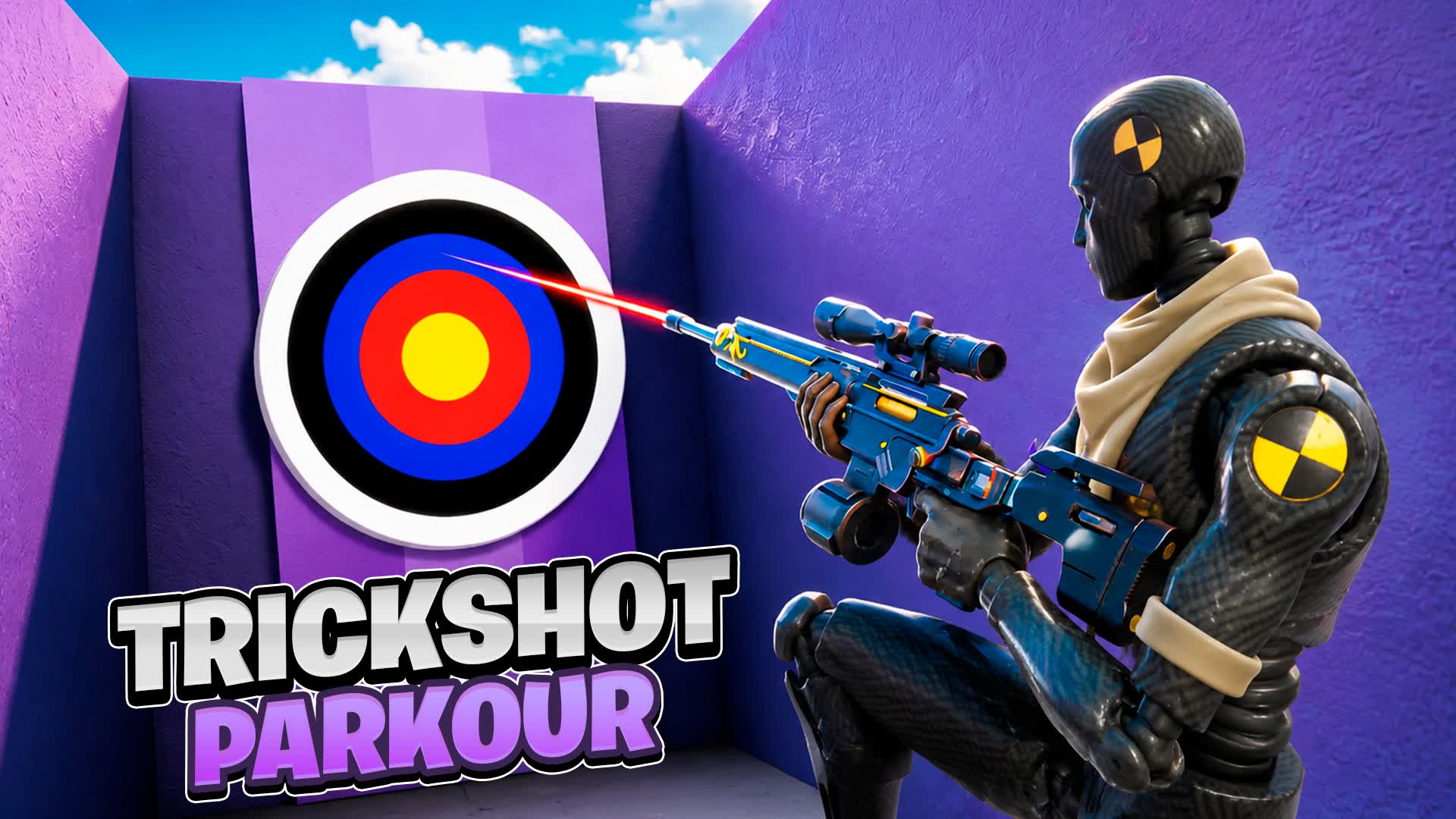 MEGA TRICKSHOT PARKOUR 🎯 59+ LEVELS