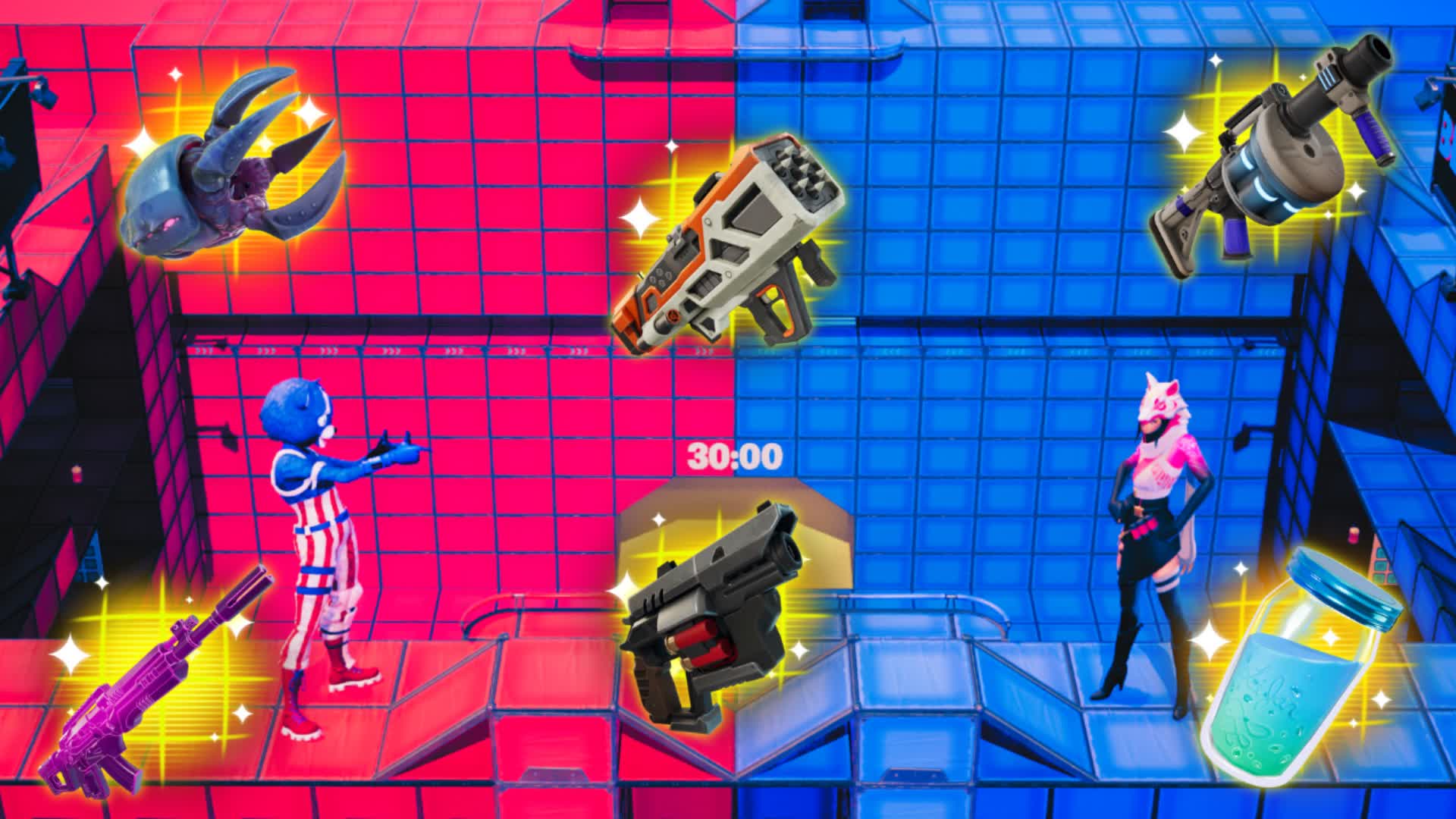 SIMPLE FIGHT RED VS BlUE 🔴🔵