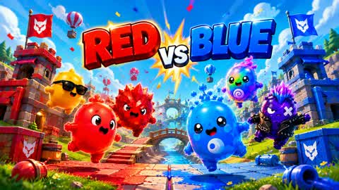 SUPER RED VS BLUE 🌈 FUN BATTLE
