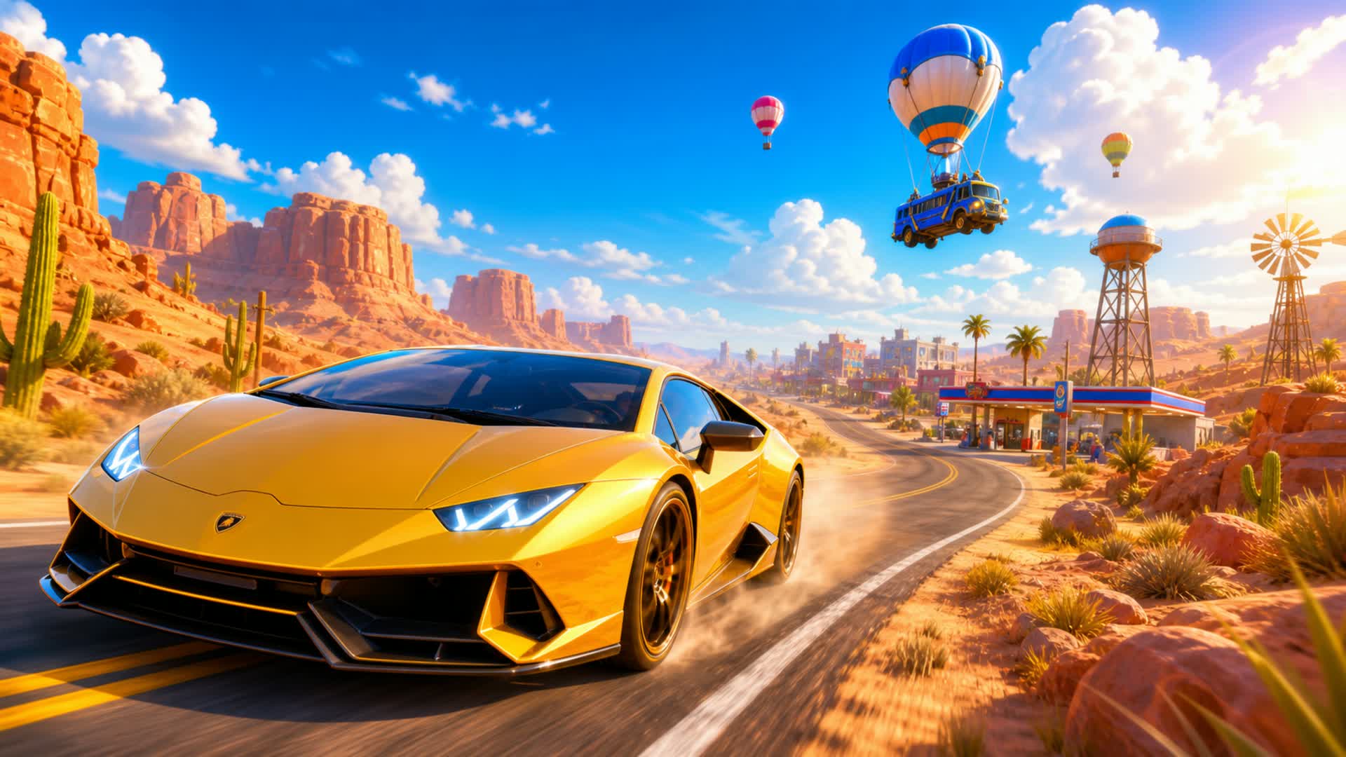 Cars Desert Open World