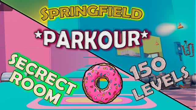 SPRINGFIELD PARKOUR 🍩 150 LEVELS