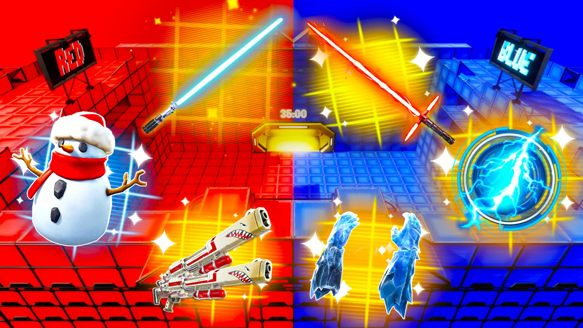 RED VS BLUE STARWARS WARS