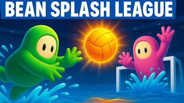 BEAN SPLASH LEAGUE RED VS BLUE FALL GUYS