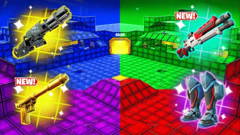 CRAZY RED VS BLUE VS GREEN VS PURPLE