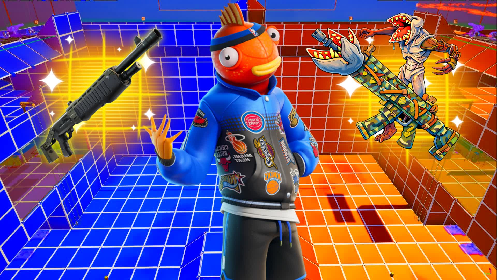 CRAZY RED VS BLUE 🔴🔵 BEST MAP