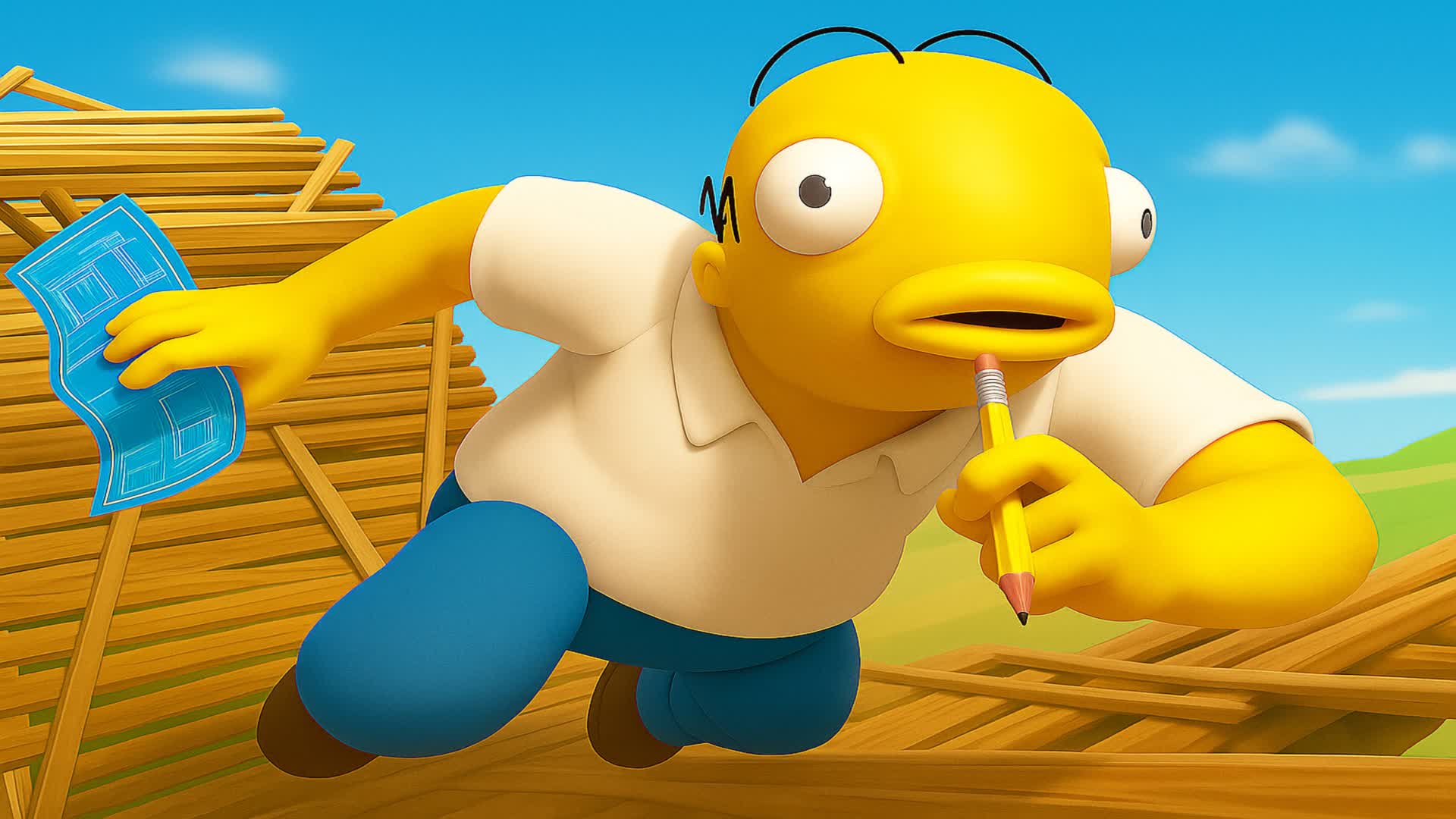 🍩 1v1 BUILD FIGHTS [SIMPSONS] 🍩 7919-1387-3113 by krilin - フォートナイト