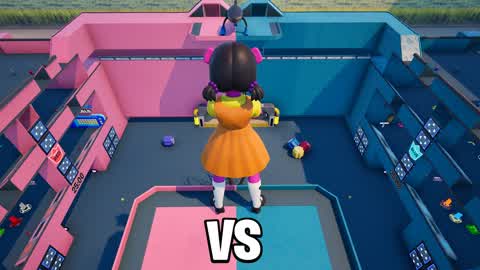 🦑 PLAYERS VS GUARDS 🔴🔵 RED VS BLUE