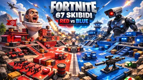 Red vs blue 67 Skibidi