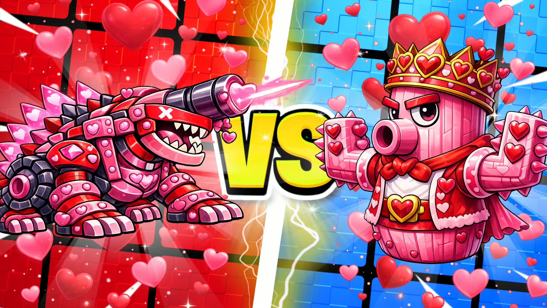 ❤️ RED VS BLUE 💙 BOSS FIGHT ⚔️