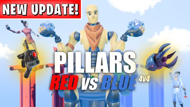 Pillars Red vs Blue 4v4