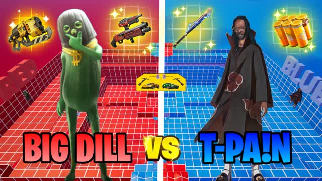 RED VS BLUE🔴🔵BIG DILL VS TPAIN