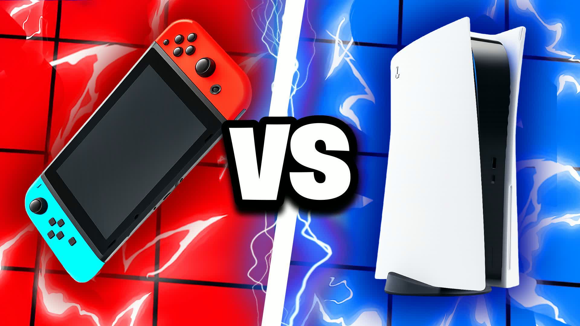 MEGA PS5 VS SWITCH RED VS BLUE 🔴🔵 A