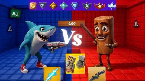 Tung Vs Tralalero 🔵🔴 Red Vs Blue 🦈