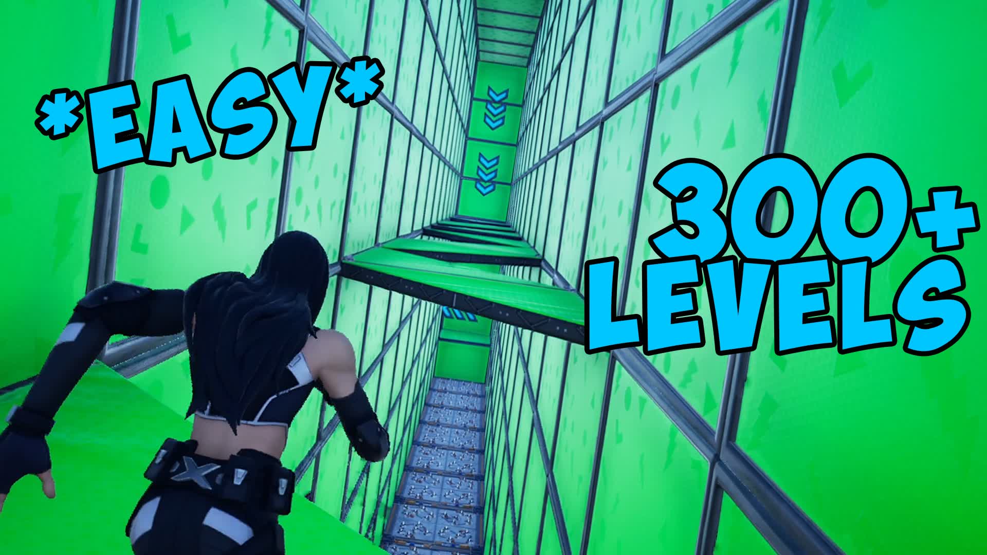 🥑GREEN EASY PARKOUR 300+