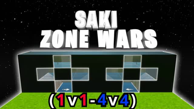SAKI ZONE WARS (1V1 TO 4V4)