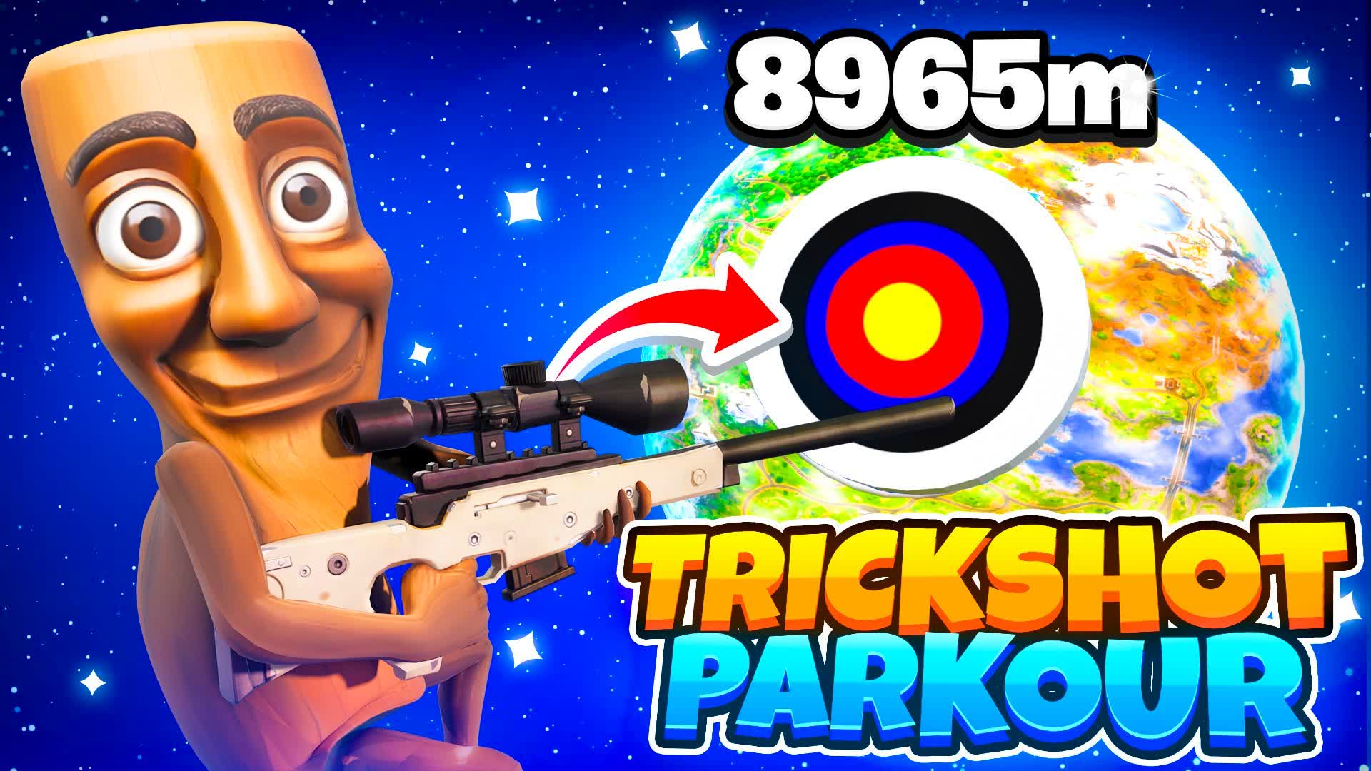 EXTREME TRICKSHOT PARKOUR🎯 (100 LEVELS)