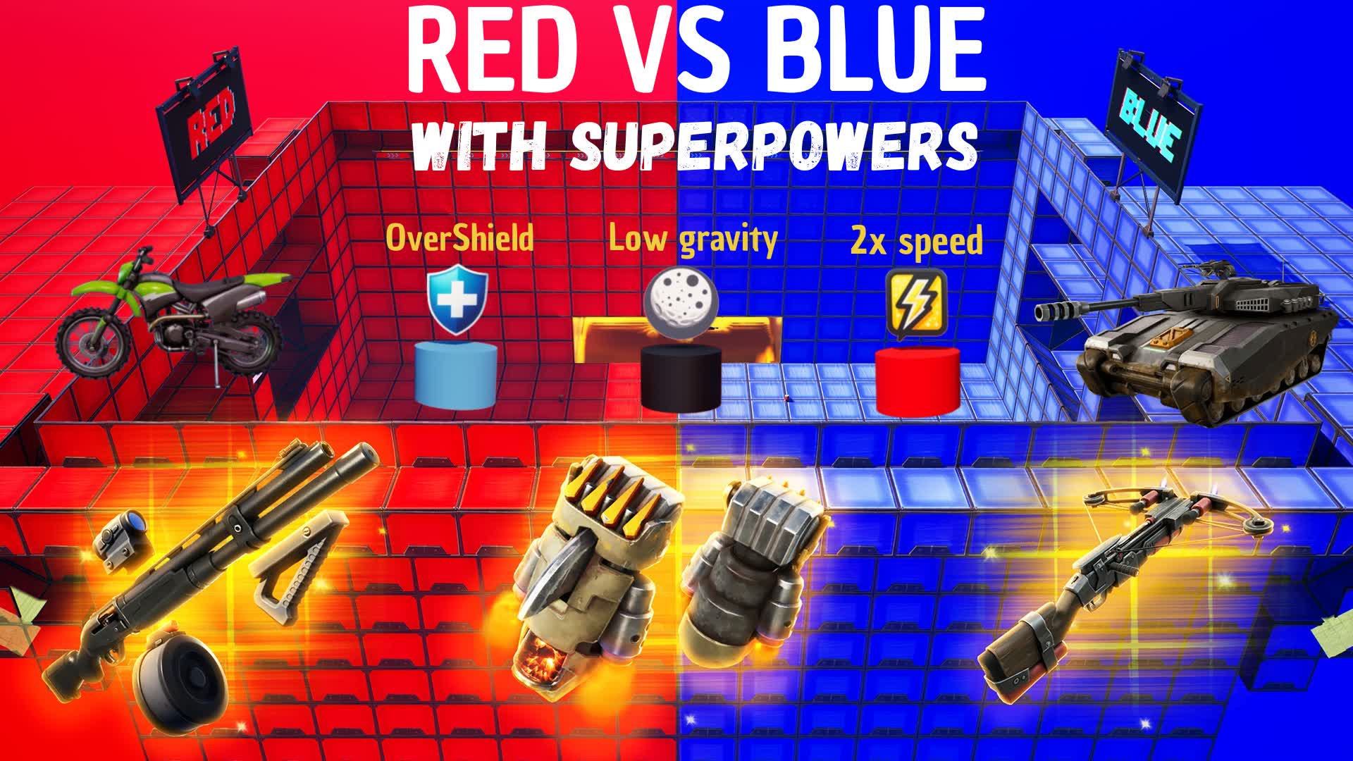 CRAZY RED VS BLUE 🔴🔵