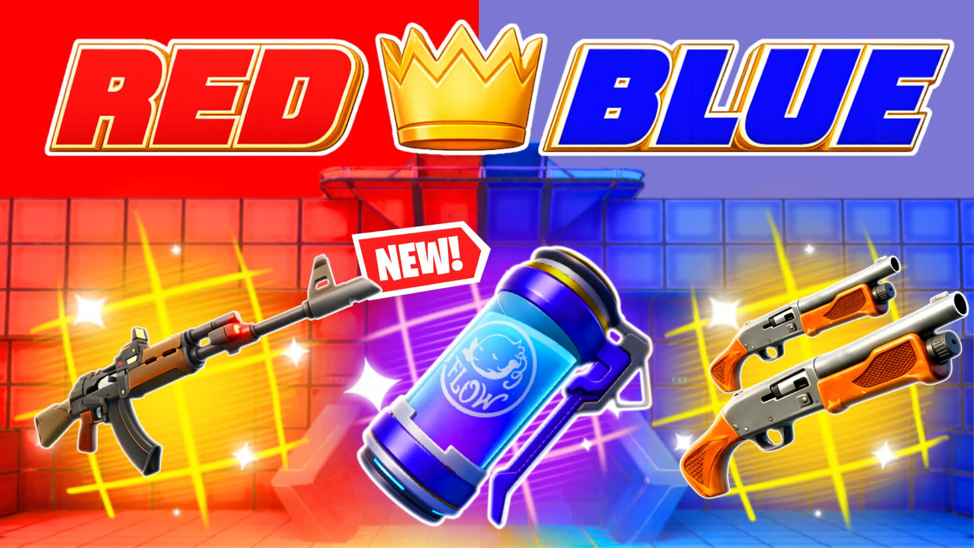 CRAZY RED VS BLUE🔴🔵RVB ROUGE