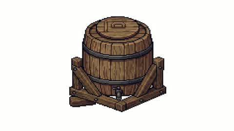 WOODEN WATER TANK IN THE VOID