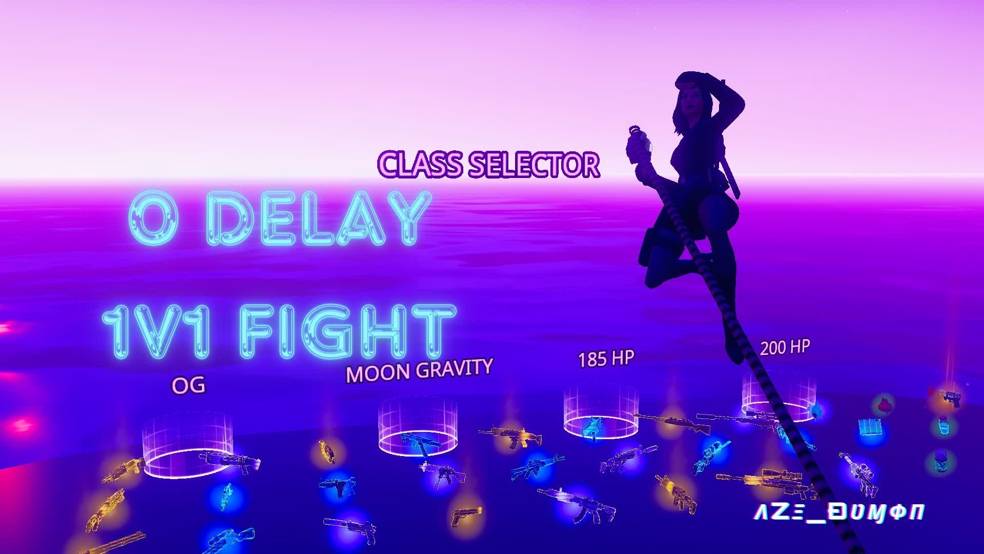 0 DELAY 1v1 Map! 600547944036 by dvmon Fortnite Creative Map Code Fortnite.GG