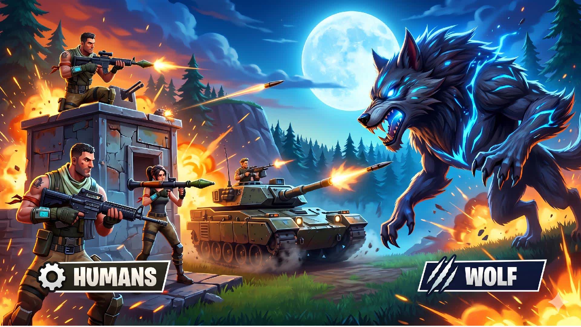 人間対オオカミ: 感染