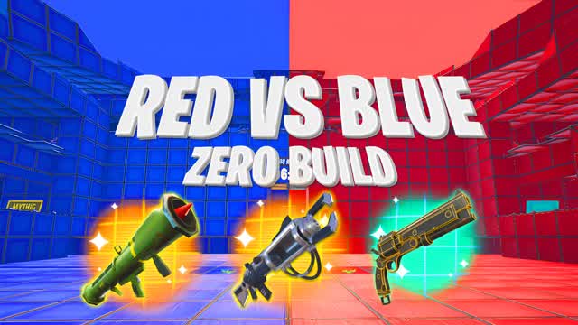 ZERO BUILD RED VS BLUE 🔴🔵