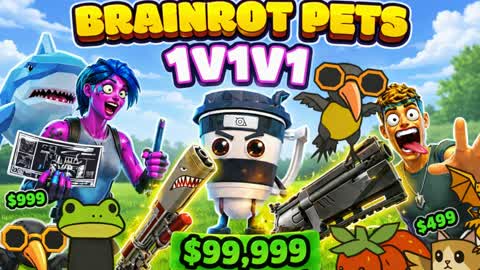 BRAINROT PETS 1v1v1 - All New Weapons