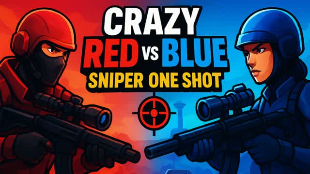Ultimate RED vs BLUE 🔴🔵Sniper One Shot