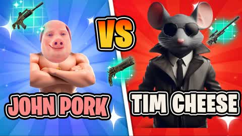 JOHN PORK VS TIM CHEESE 🔴🔵 RED VS BLUE